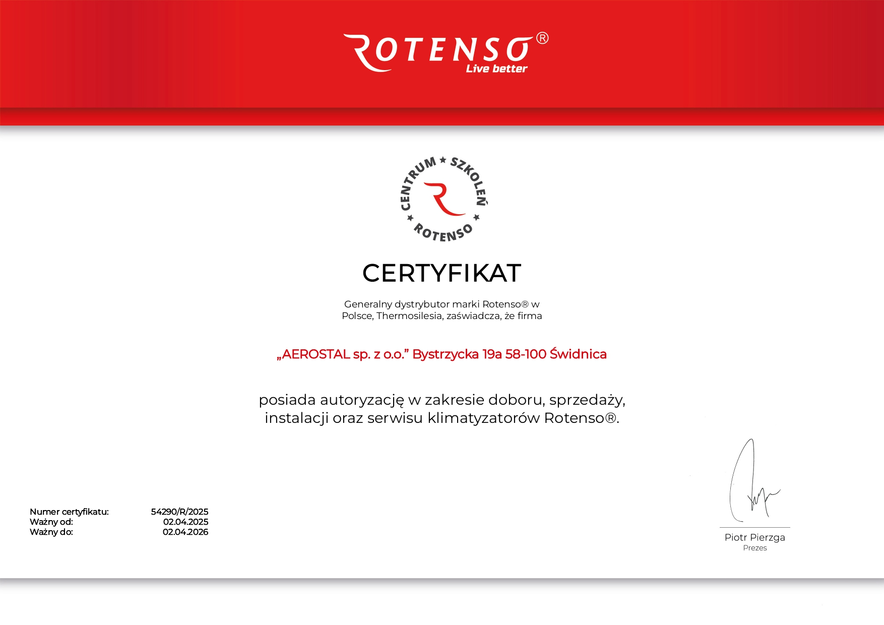 Certyfikat 5