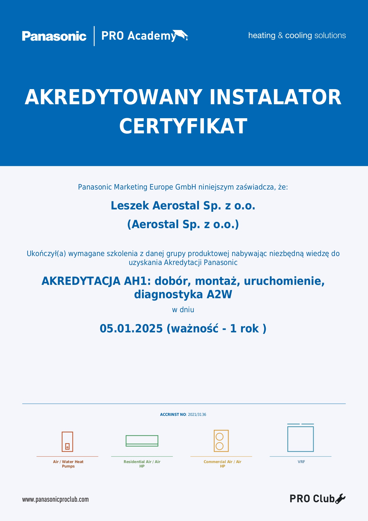 Certyfikat 1